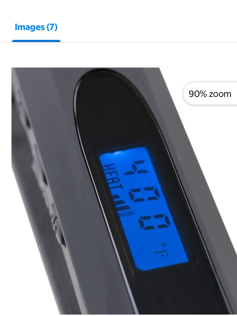 L'ange Le Waver 3-Barrel 16mm Titanium Waver Black Dual Voltage Digital Display - Picture 4 of 10